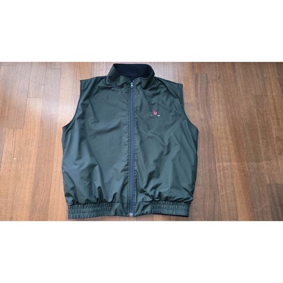 Vintage Polo Sport Ralph Lauren 2xl Reversible Full Zip Fleece Vest - Picture 1 of 8